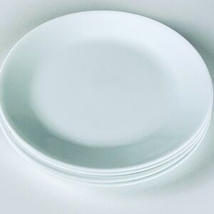 Corelle Classic White Dinner Plates Set Of 4    10 1/4” wide